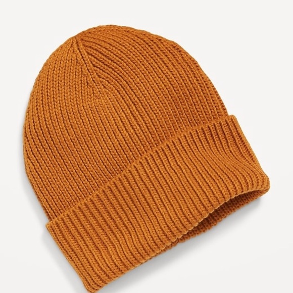 NWT OLD NAVY Ribbed Beanie Color Chaparral  OS - Picture 1 of 1